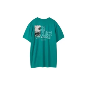 T-shirt à manches courtes Skechers Printing S Knit pour homme, vert
