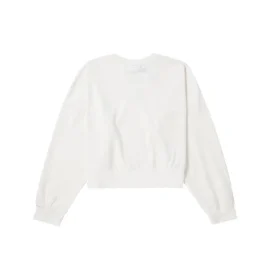 T-shirt à manches longues décontracté de la collection Nouvel An « White Red »
