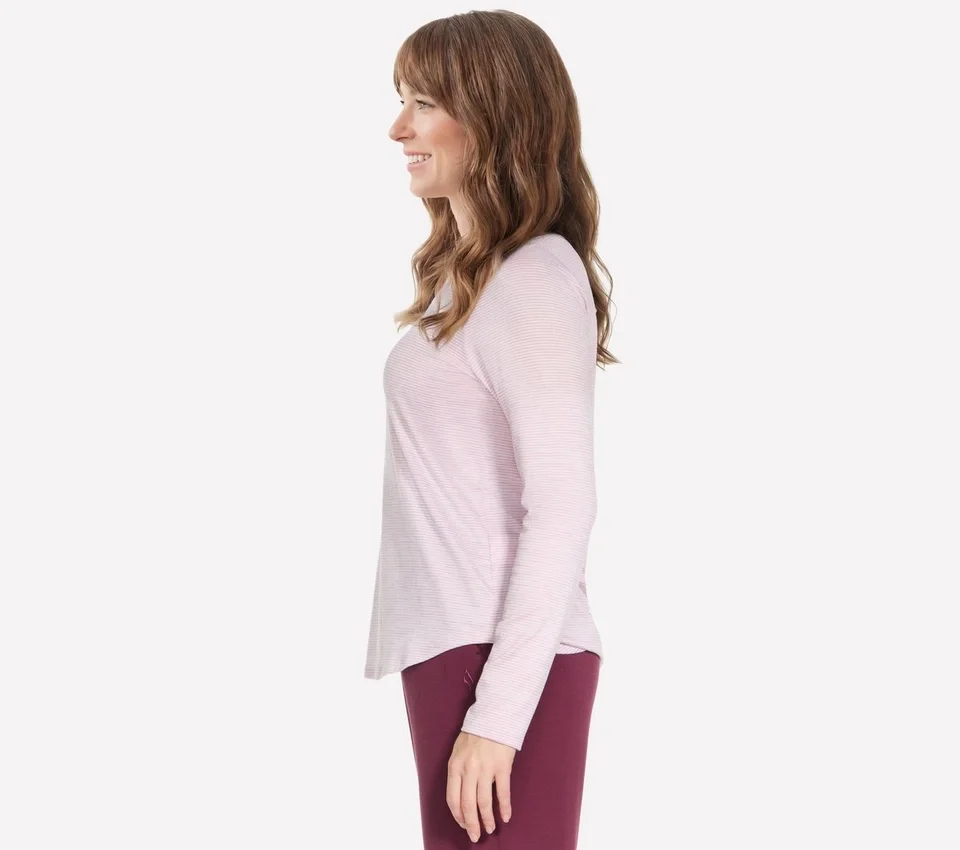 T-shirt à manches longues GO DRI Swift Stripe T-shirt à manches longues GO DRI Swift Stripe