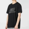 T-shirt à motif « Black Silver »