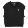 T-shirt sans manches décontracté à motif « Noir »