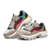 Trekson Low-Top Marron/Rouge/Bleu