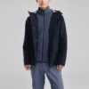 Veste 3-en-1 à fermeture éclair unie « Noir »