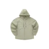 Veste à capuche décontractée « Black White Olive Green »