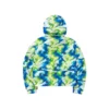 Veste à capuche décontractée camouflage « Vert Bleu »