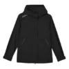 Veste à capuche décontractée tissée avec logo de la série Stroll « Noir »