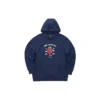 Veste à capuche doublée en polaire avec imprimé cartoon amusant « Rouge Gris Marine »