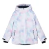 Veste à capuche en duvet SKX « Violet Bleu Blanc »