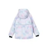 Veste à capuche en duvet SKX « Violet Bleu Blanc »