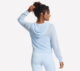 Veste à capuche et fermeture éclair intégrale Shine