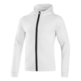 Veste à capuche et fermeture éclair intégrale « White Black »