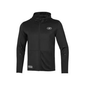 Veste à capuche et fermeture éclair à manches longues « Noir »