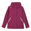 Veste à capuche tissée décontractée avec logo de la série Stroll « Burgundy »