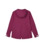Veste à capuche tissée décontractée avec logo de la série Stroll « Burgundy »