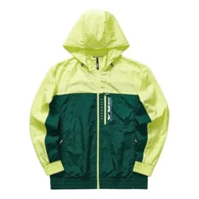 Veste à capuche tissée Skechers x SKX « Vert Jaune »