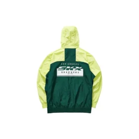 Veste à capuche tissée Skechers x SKX « Vert Jaune »