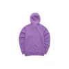 Veste à capuche zippée colorée de la série Casual « Violet Blanc »