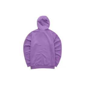 Veste à capuche zippée colorée de la série Casual « Violet Blanc »