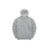 Veste à capuche zippée décontractée de la série Colorful « Grey White »