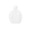 Veste à capuche zippée Letter de la série Casual colorée « Blanc Rouge »