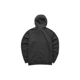 Veste à capuche zippée Letter de la série Casual colorée « Noir Blanc »