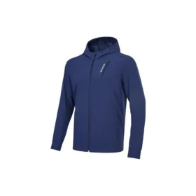 Veste chaude ample à imprimé lettres « Noir Bleu Vert »
