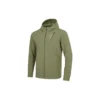 Veste chaude ample à imprimé lettres « Noir Bleu Vert »