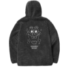 Veste chaude à capuche Skechers x Bob l&rsquo;éponge « Blanc Rose Noir »