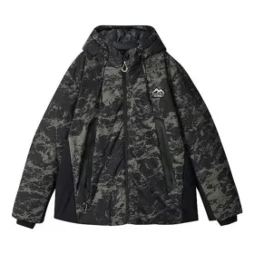 Veste chaude Sport Camo « Noir Vert »