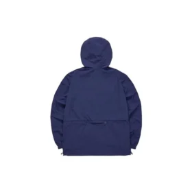 Veste coupe-vent à capuche légère et fine « Bleu Blanc »