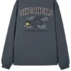 Veste décontractée en coton avec motif graphique « Grey » pour l&rsquo;année du Dragon