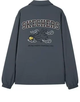 Veste décontractée en coton avec motif graphique « Grey » pour l&rsquo;année du Dragon