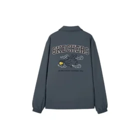 Veste décontractée en coton avec motif graphique « Grey » pour l&rsquo;année du Dragon