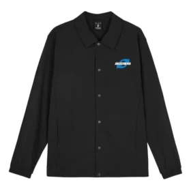 Veste décontractée à imprimé lettres « Black »
