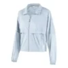 Veste de sport à capuche unie avec protection UV « Bleu Jaune Rose »