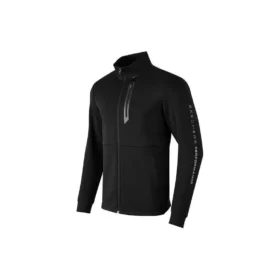 Veste de sport en tricot à col montant « Noir »