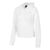 Veste de sport zippée à capuche en tricot avec logo de la série « White »