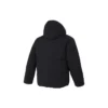 Veste en duvet à capuche « Noir Blanc Rouge »