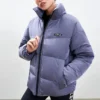 Veste en duvet réversible SKX « Noir Gris Violet »