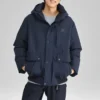 Veste en duvet Waterproof à capuche de la série Lifestyle « Noir »