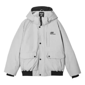 Veste en duvet Waterproof et chaude à capuche de la série Lifestyle « Gris »