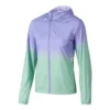 Veste à fermeture éclair intégrale « Vert-violet »
