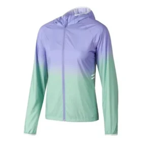 Veste à fermeture éclair intégrale « Vert-violet »