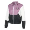 Veste à fermeture éclair « Purple Black White »
