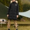 Veste longue en duvet Casual Series « Black »