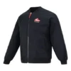 Veste matelassée réversible avec lettres brodées « Black Red »
