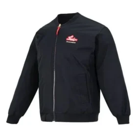 Veste matelassée réversible avec lettres brodées « Black Red »