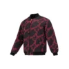 Veste matelassée réversible avec lettres brodées « Black Red »
