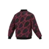 Veste matelassée réversible avec lettres brodées « Black Red »
