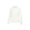 Veste unie à bandes latérales « Rose et blanc »